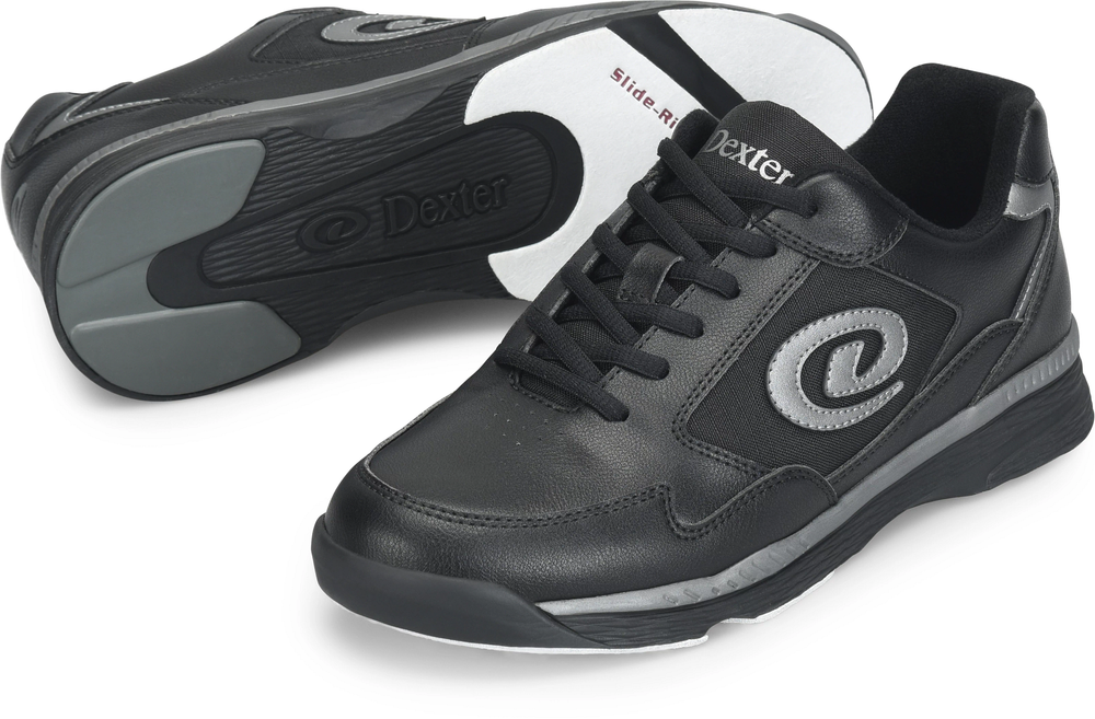 Dexter Ricky V Black Alloy Bowling Shoes Wide