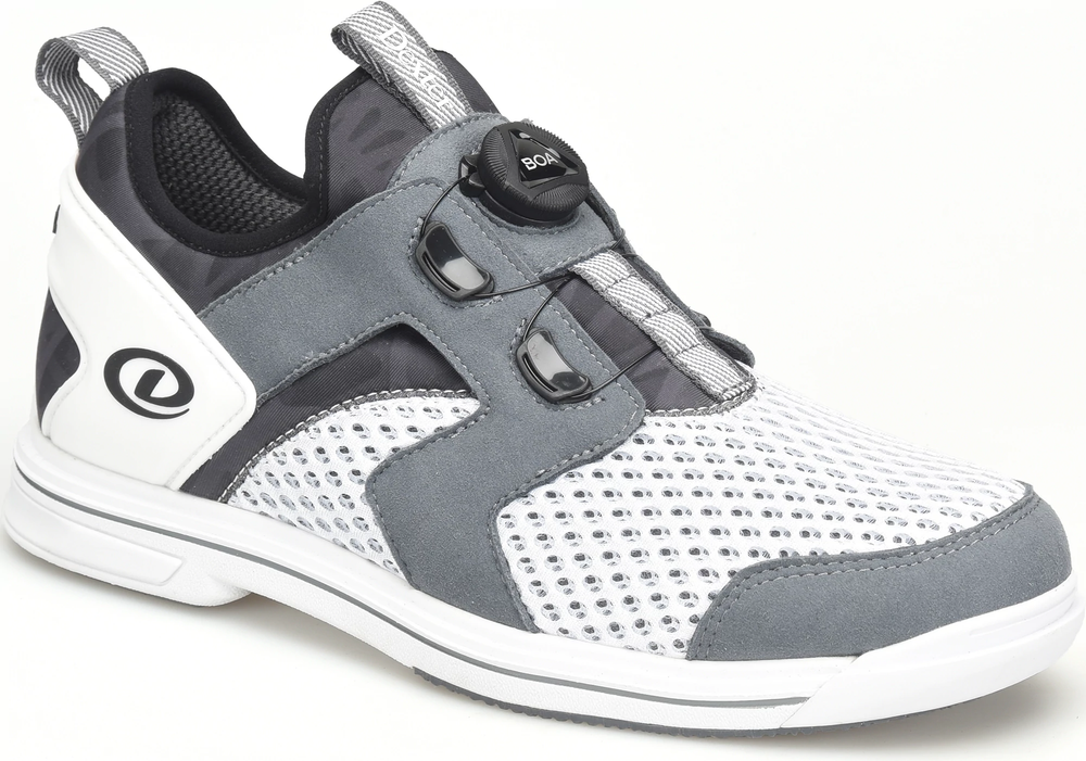 Dexter Pro Boa BOA White/Grey Bowling Shoes Wide