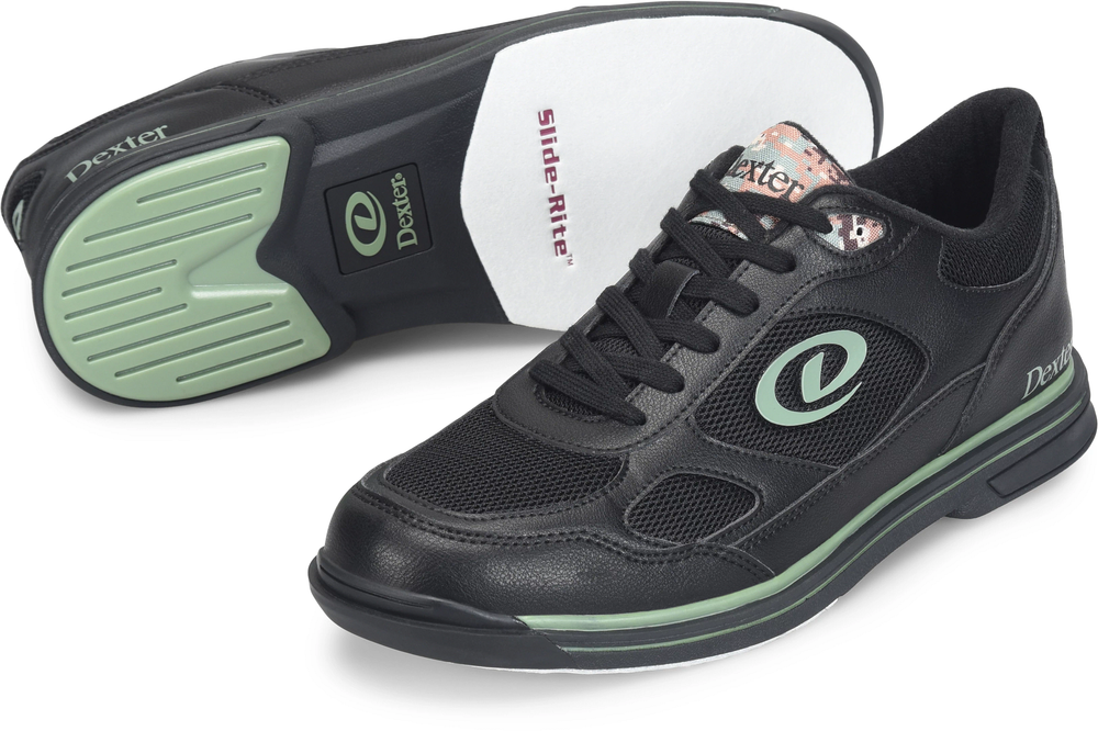Dexter Randy Black/Camo Green Bowling Shoes
