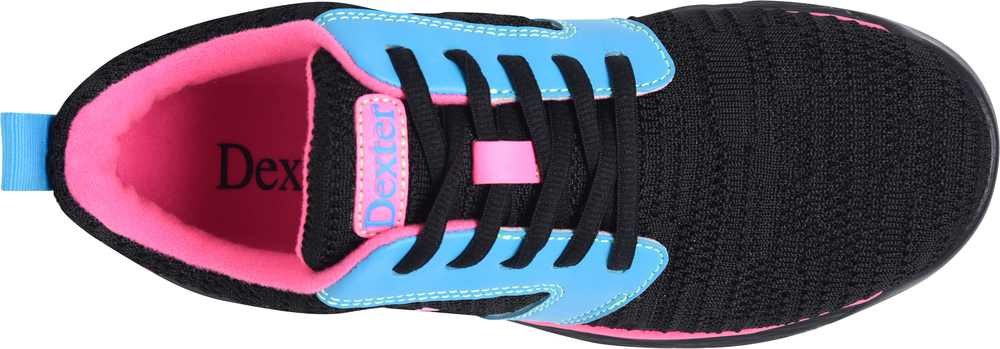 Dexter Raquel Lx Black/Blue/Pink Glow Bowling Shoes