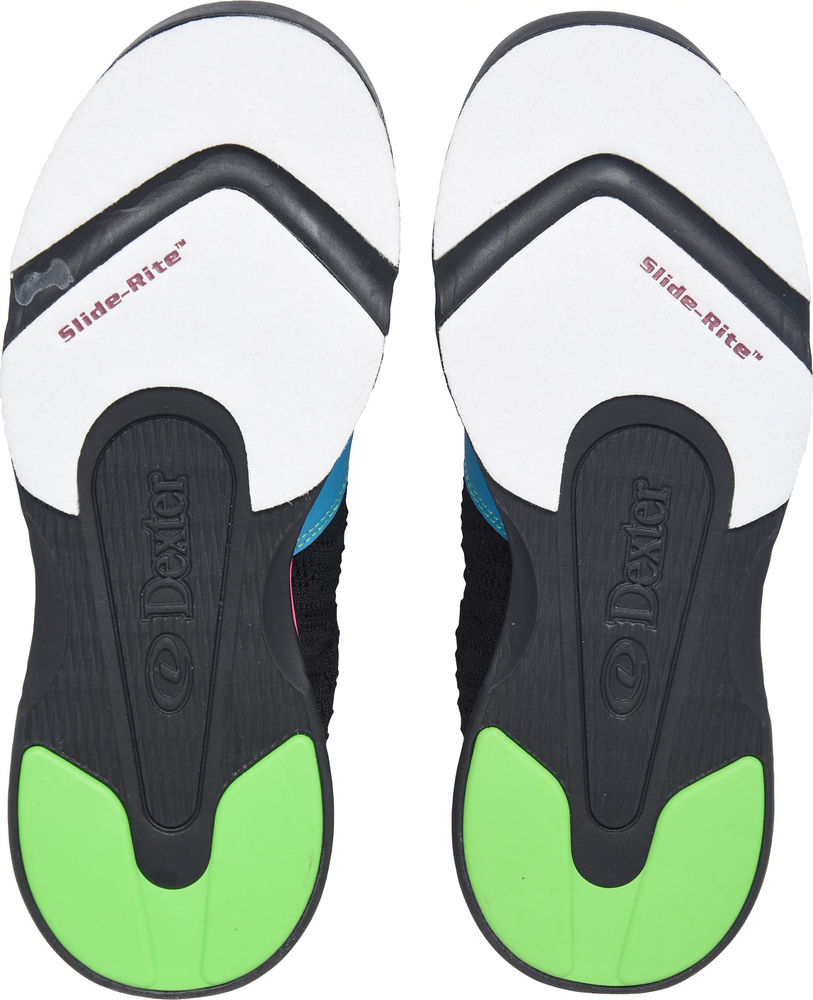 Dexter Raquel Lx Black/Blue/Pink Glow Bowling Shoes