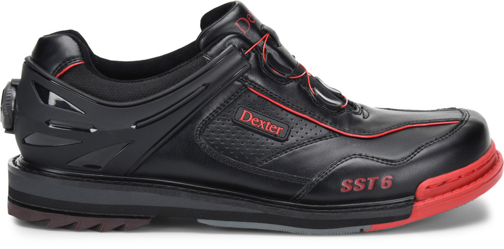 Dexter Sst6 Hybrid Boa BOA Black/Red Right Hand Bowling Shoes Wide
