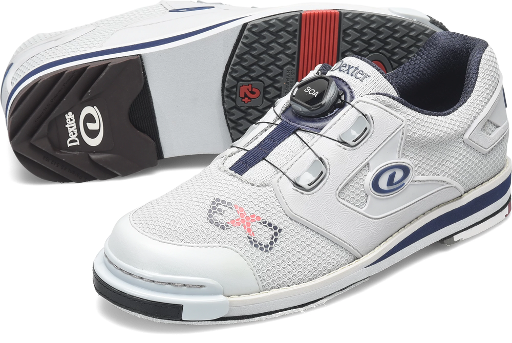 Dexter Sst8 Power Frame Boa Exj BOA Grey Bowling Shoes Wide