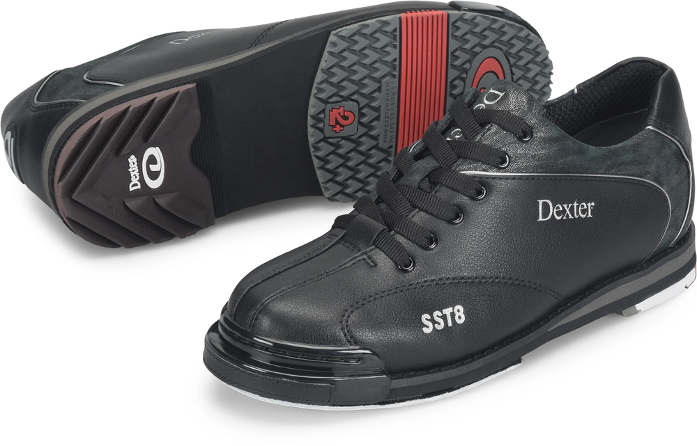 Dexter Sst8 Pro Black/Silver Bowling Shoes