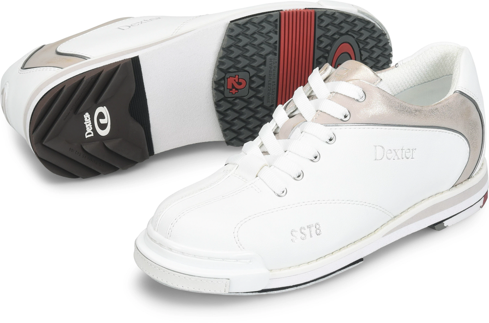 Dexter Sst8 Pro White/Champaign Bowling Shoes Wide