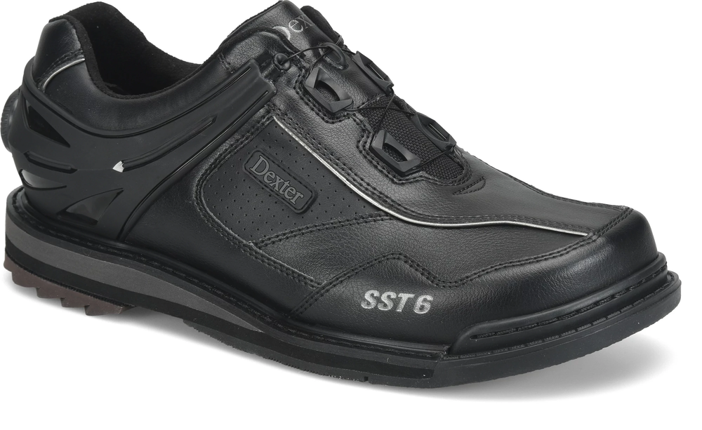 Dexter Sst6 Hybrid Boa BOA Black/Gunmetal Right Hand Bowling Shoes