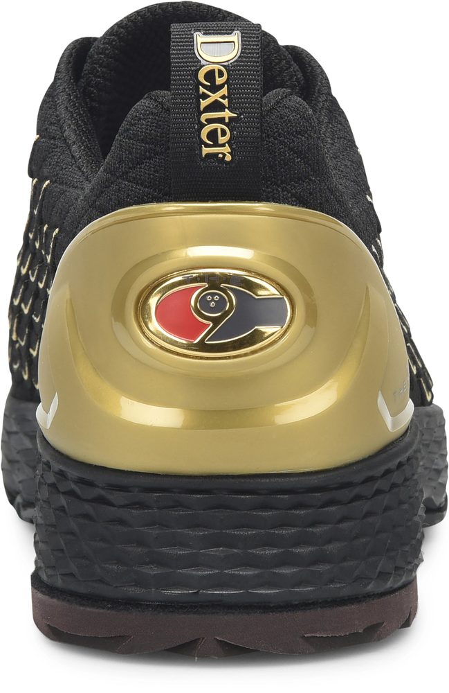 Dexter The C9 Knit Boa BOA Black/Gold Bowling Shoes Wide