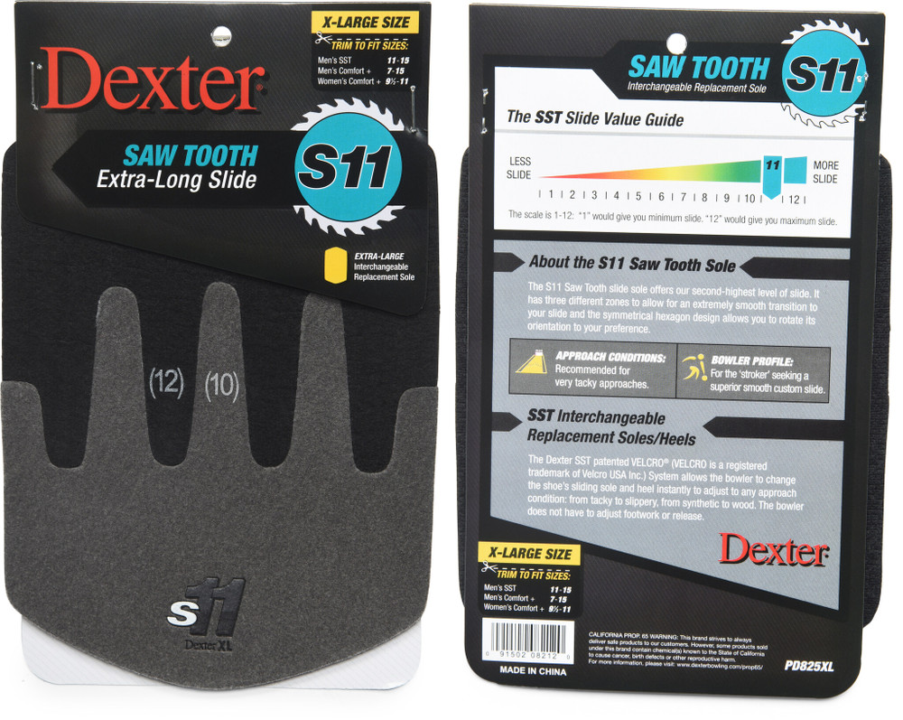 Dexter SST Replacement Slide Sole S11 Saw Tooth XL