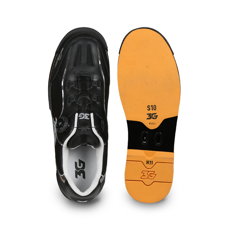 3G Dial Racer Black/Chrome Bowling Shoes LH Medium