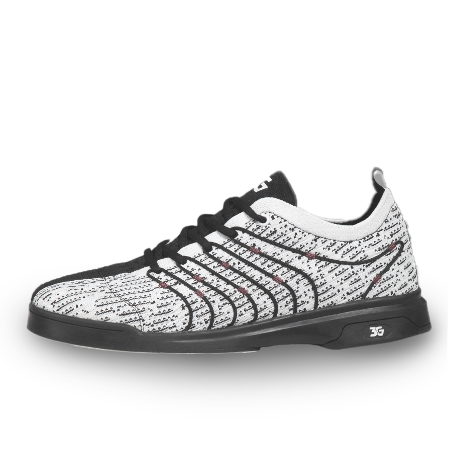 3G Ascent II White/Black Bowling Shoes RH Medium