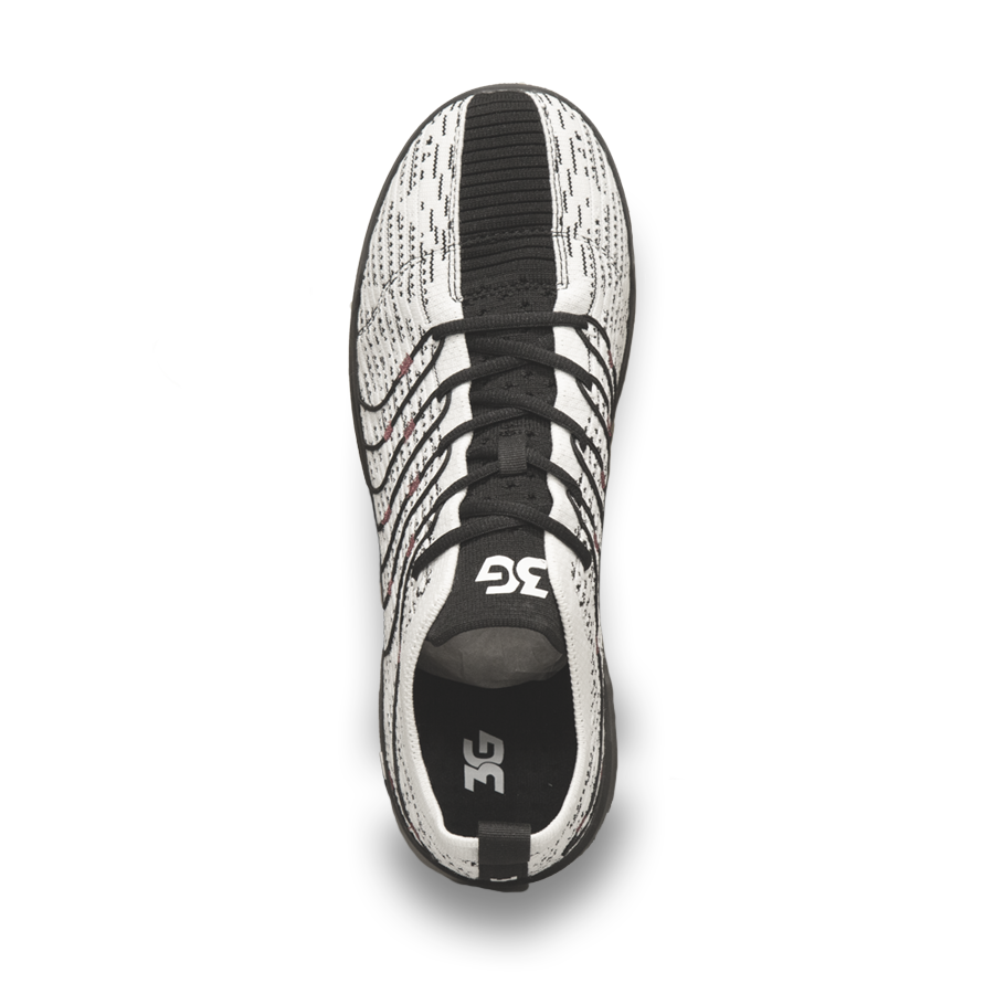 3G Ascent II White/Black Bowling Shoes RH Medium