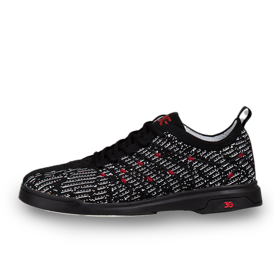3G Ascent II Black/White Bowling Shoes RH Medium