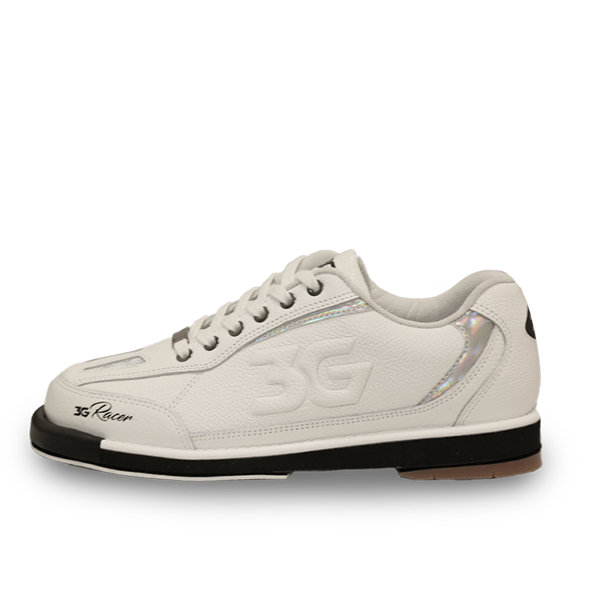 3G Racer White/Holo Bowling Shoes RH