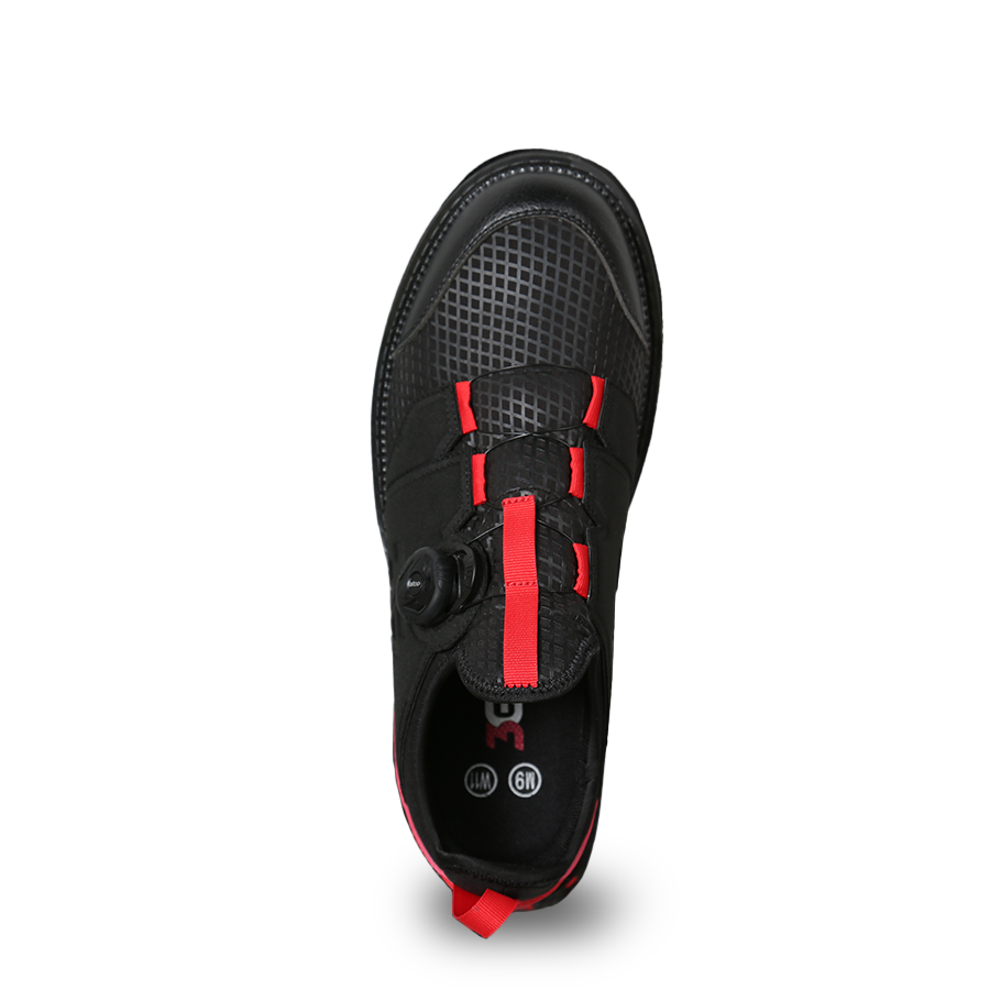 3G Speed Dial Black/Red Bowling Shoes RH Medium