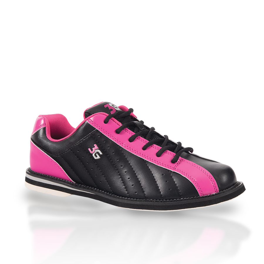 3G Kicks Ladies Black/Pink Bowling Shoes