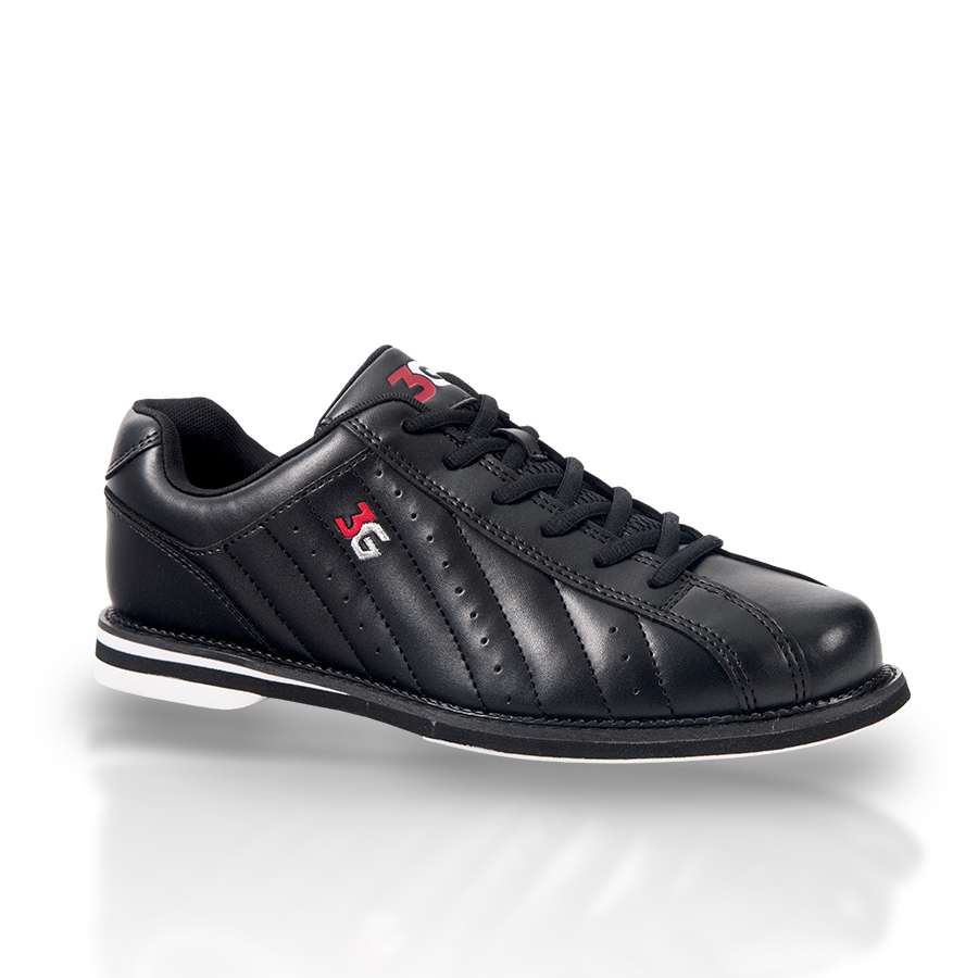 3G Kicks Black Bowling Shoes Wide