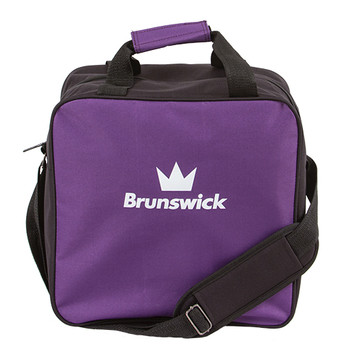 Brunswick TZone 1 Ball Single Tote Bowling Bag Purple