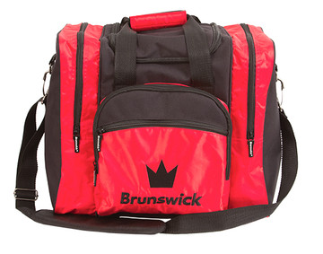 Brunswick Edge 1 Ball Single Tote Bowling Bag Red