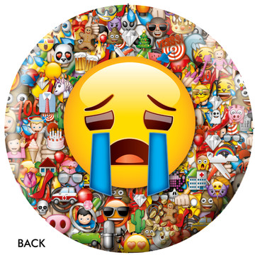 Emoji Laugh Cry Back View