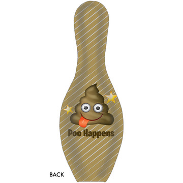 Emoji Bowling Pin Poo Happens