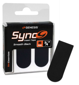 Genesis Sync Tape 3/4" Smooth Black (40 Strips)