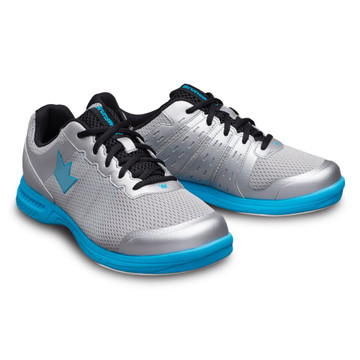 Brunswick Fuze Men's Bowling Shoes Silver Sky Blue