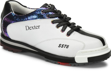 Dexter SST 8 Pro Women's Bowling Shoes White Crackle Black