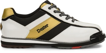 Dexter SST 8 Pro Mens Bowling Shoes White Black Gold