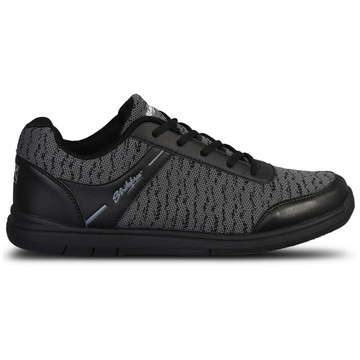 KR Strikeforce Flyer Mens Bowling Shoes Mesh Black Steel Wide Width