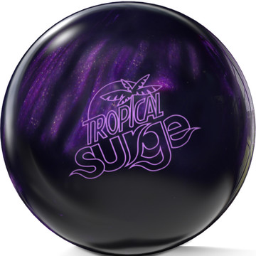 Tropical Surge Bowling Ball Pink Purple Front View
