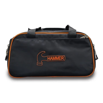 Hammer Premium Double Tote 2 Ball Bowling Bag Black Orange