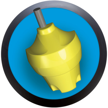  Radical Double Cross Bowling Ball Core View