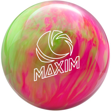 Ebonite Maxim Bowling Ball Pink Limeade Front View
