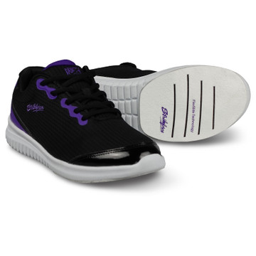KR Strikeforce Glitz Women's Bowling Shoes Black Purple