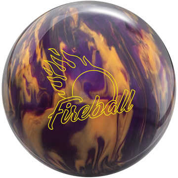 Ebonite Fireball Bowling Ball Purple Orange