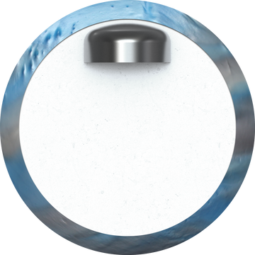 Aspire Sky Blue/Silver/White Bowling Ball