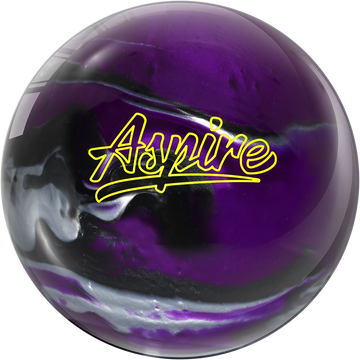 Aspire Purple/Silver/Black Bowling Ball