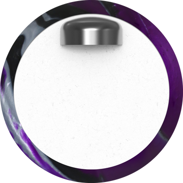 Aspire Purple/Silver/Black Bowling Ball
