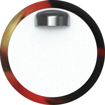 Aspire Black/Red/Gold Bowling Ball