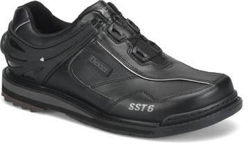 Dexter Sst6 Hybrid Boa BOA Black/Gunmetal Left Hand Bowling Shoes