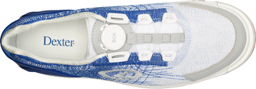 Dexter The C9 Techknit Boa BOA Blue/White Bowling Shoes Wide