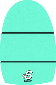 Dexter THE 9 Replacement Slide Sole S6 Blue Microfiber