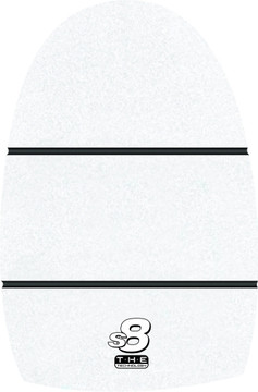 Dexter THE 9 Replacement Slide Sole S8 White Microfiber
