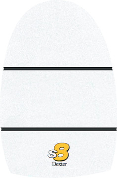 Dexter THE 9 Replacement Slide Sole S8 White Microfiber