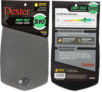 Dexter SST Replacement Slide Sole S10 Grey Felt