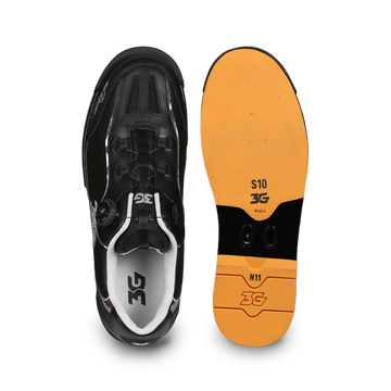 3G Dial Racer Black/Chrome Bowling Shoes LH Medium
