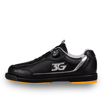 3G Dial Racer Black/Chrome Bowling Shoes RH Wide