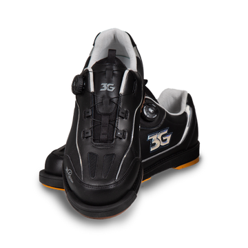 3G Dial Racer Black/Chrome Bowling Shoes RH Medium