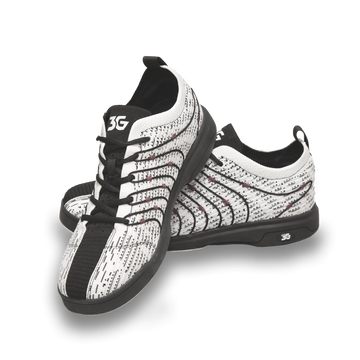 3G Ascent II White/Black Bowling Shoes RH Medium