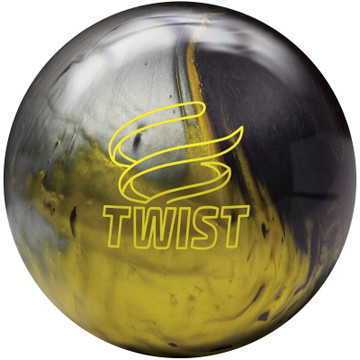 Brunswick Twist Black/Gold/Silver Bowling Ball Black / Gold / Silver